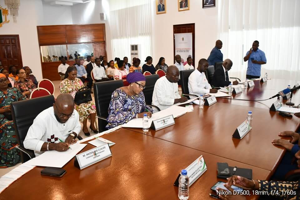 Abidjan: Signature de la Charte d'Engagement à la Paix des Candidats des Communes d'Anyama, Bingerville et Songon