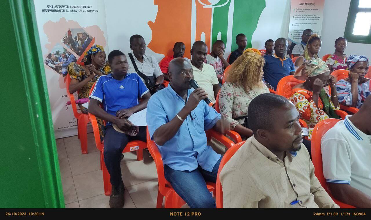 Guiglo: Réunion Publique sur la Connaissance de l'Institution de Médiation Ivoirienne
